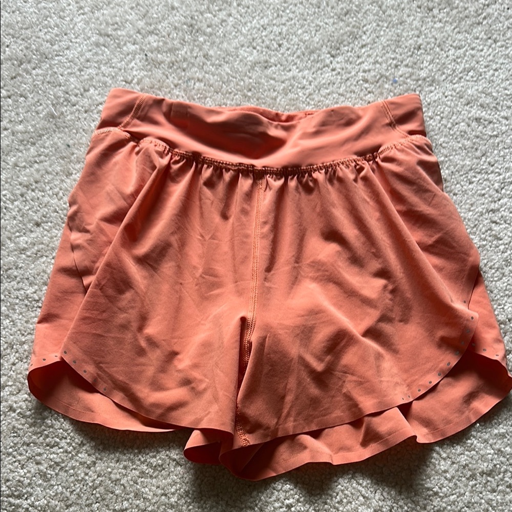 Women's lululemon fast and free Orange Shorts